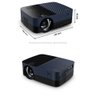 Projetor portátil AUN Z5S 8500 lumens 1080p Android 9 Netflix Amazon Prime:Preto e Azul - 6