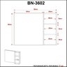 Espelheira para Banheiro 80cm  - 6