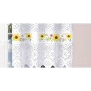Ver imagem 6 de Cortina Pia C/ Bando Vitro Real Renda Cozinha 1,60x0,80x0,20:girassol