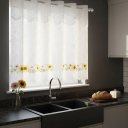 Ver mais imagens de Cortina Pia c/ Bando Vitro Real Renda Cozinha 1,60x0,80x0,20:Girassol