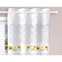 Ver imagem 5 de Cortina Pia C/ Bando Vitro Real Renda Cozinha 1,60x0,80x0,20:girassol