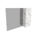 Ver imagem 3 de Espelheira para Banheiro 80cm Branco/Mármore