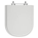 Ver imagem 1 de Assento Sanitário Flox Cinza Claro para Vaso Fiori