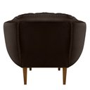 Ver imagem 5 de Kit 2 Poltronas Decorativa Marcela Veludo Marrom