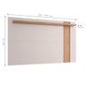Painel Extensivel para TV 70 Polegadas Belfast Off-White Matte Freijo - 2