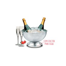 Champanheira Brinox Lyon 6 Litros Ø 32 X 17,7 Cm Aço Inox - 4