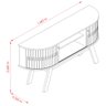 Bancada Atlanta Tvs até 55” Cinamomo Off White 509139 Madetec - 4