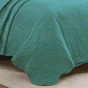Ver imagem 3 de Colcha Matelassê - King Size - Milão - Verde - 150 Fios - c/ Porta Travesseiros - Corttex