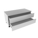 Ver imagem 5 de Balcão Gabinete para Banheiro 80cm com Rodízio e 2 Gavetas BN3603 Branco