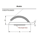 Ver imagem 2 de Veda Frestas Auto Adesivo Para Portas E Janelas 2mm Comfort Door 6 metros Preto