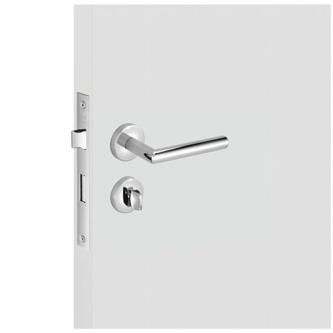 Fechadura Imab Galex Chave Banheiro Inox Polido