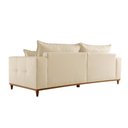 Ver imagem 4 de Sofá Matrix 02 Módulos de 100cm B25cm Meu Sofá Online A294 Linho Creme