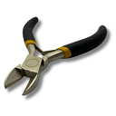 Ver imagem 6 de Alicate Mini Corte Diagonal 4,5" Mola Niquelado Aço Carbono Fio Arame Eletricista Cabo Emborrachado