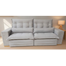 Sofá Milenna Luxo Retrátil e Reclinável Molas Ensacadas Pillowtop 18cm Vários Tecidos 2,50 - 1