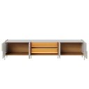 Ver imagem 3 de Rack Tv 85 Pol 237cm com Led Gior Off/freijó C05 - Mpozenato