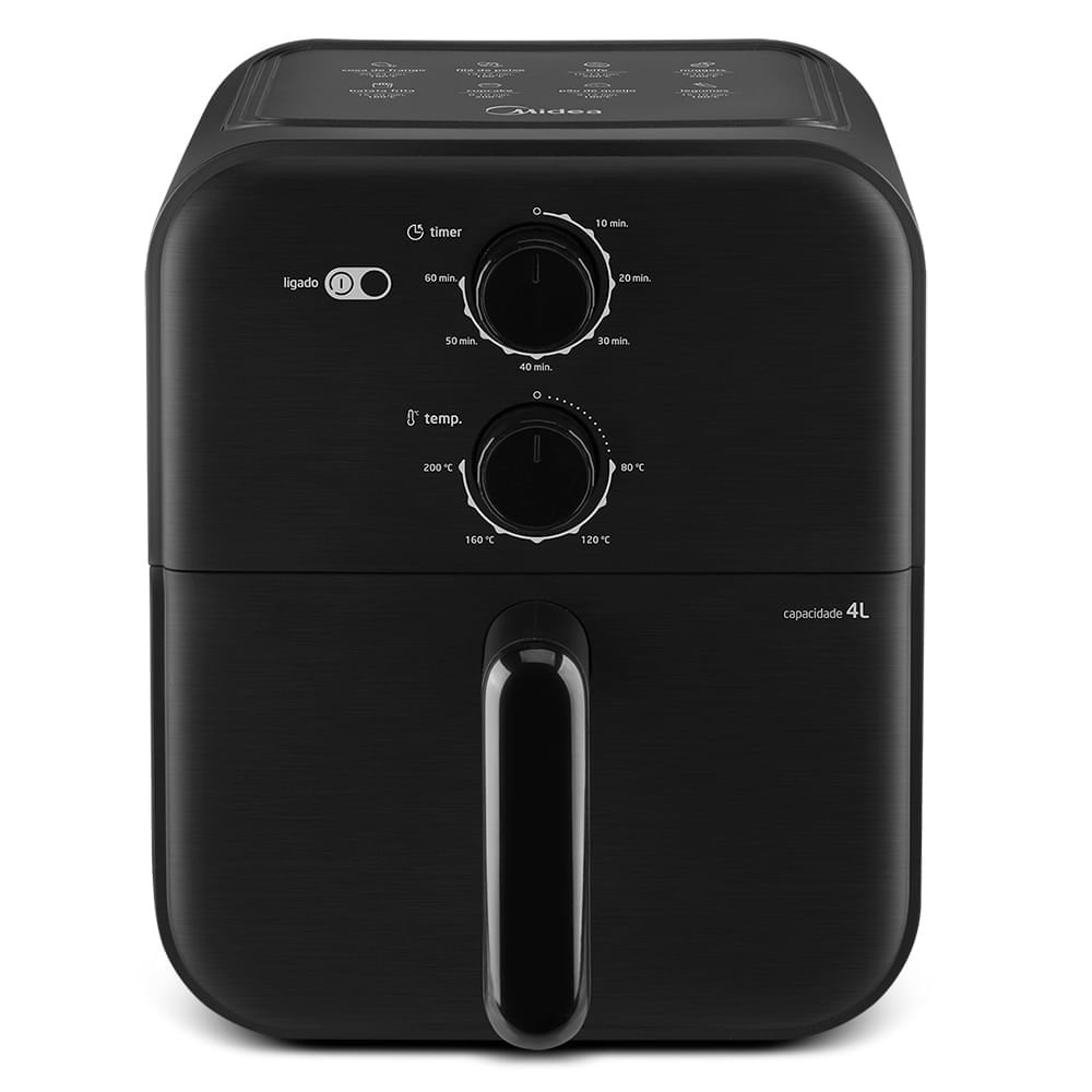 Fritadeira Airfryer 4l Blackstone Preta Midea Maf400p0apk1 - 127v