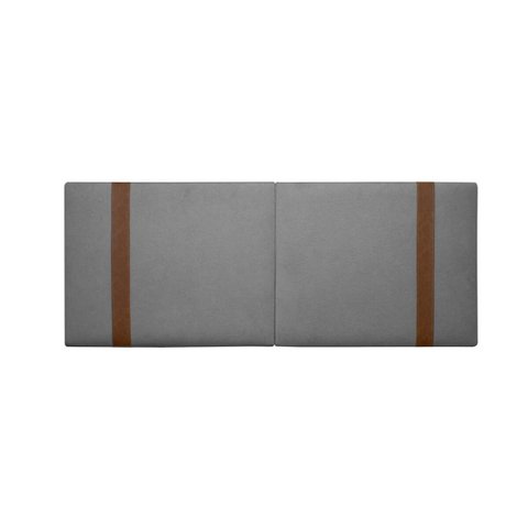 Painel Suspenso Cabeceira Dobrável Pietro para Cama Box Solteiro 90cm Boucle:bouclê Cinza Grafite