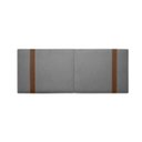 Ver imagem 1 de Painel Suspenso Cabeceira Dobrável Pietro para Cama Box Solteiro 90cm Boucle:bouclê Cinza Grafite