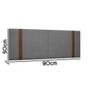 Ver imagem 5 de Painel Suspenso Cabeceira Dobrável Pietro para Cama Box Solteiro 90cm Boucle:bouclê Cinza Grafite