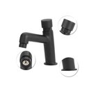 Ver imagem 2 de Torneira Automática Lavatório Banheiro Preta/Black Mesa Luxo