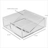 Porta Guardanapos Acrílico Transparente 5mm Centauri Mod M Centauri Acrílicos Pg-m - 5