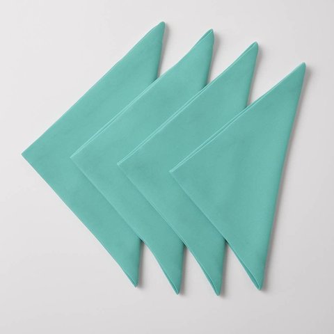 Kit 4 Pç Guardanapo Portina Casa em Algodão Azul