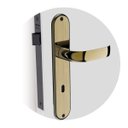 Ver imagem 1 de Fechadura Icaro Interna Espelho Antique Brass 55mm Soprano