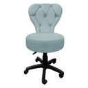 Ver imagem 1 de Cadeira Mocho Soft Escritório Estética Veludo - Sofa Store:veludo Azul Tiffany