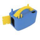 Ver imagem 6 de Inflador Compressor Balão Bexiga 2 Bico Festa Aniversário Azul110v