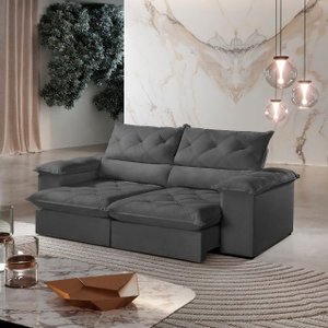 Sofá Retrátil Reclinável Istambul 2,00 Metros 4 Lugares