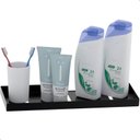 Ver imagem 2 de Porta Shampoo Prateleira de Parede Preto Fosco F.plus