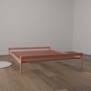 Ver imagem 2 de Cama de Ferro Estrado Queen Icamas Rosa Bebê