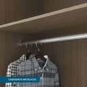 Ver imagem 5 de Guarda Roupa Modulado 02 Porta de Vidro 245cm com Colmeia Setiba