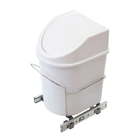 Lixeira Deslizante 8717 Simples 12l 230x420x280mm Jomer 01 Unidade