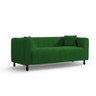 Sofá Viena 180cm Suede Verde - Lares Decor - 4