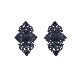 Kit 2 Florões Grandes Ornamento de Ferro Decoração 57x38cm