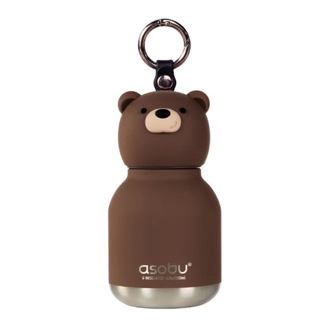Mini Bestie Ursinho Garrafa Térmica em Inox 200ml Asobu