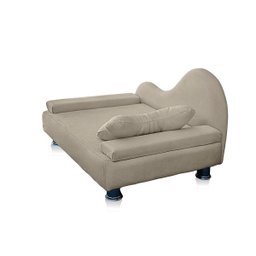 Mini Sofá Cama Divã Pet Cães e Gatos Orgânico Confortável e Reforçado Suede - 5