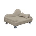 Ver imagem 1 de Mini Sofá Cama Divã Pet Cães e Gatos Orgânico Confortável e Reforçado Suede