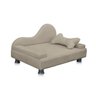 Mini Sofá Cama Divã Pet Cães e Gatos Orgânico Confortável e Reforçado Suede - 1
