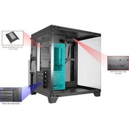 Gabinete Gamer Aquario Micro 0830 - 2