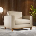 Ver imagem 1 de Poltrona Baixa em Veludo Livia Yescasa