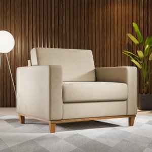 Poltrona Baixa em Veludo Livia Yescasa