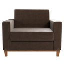 Ver imagem 2 de Poltrona Baixa em Veludo Livia Yescasa