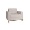Poltrona Baixa Em Linho Livia Yescasa - 2