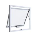 Ver imagem 2 de Janela Alto Padrão Maxiar de Banheiro Linha Suprema 50x50cm Esquadria de Alumínio Branco