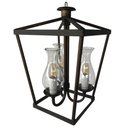 Ver imagem 3 de Luminaria Ferro Para Espaços de Festas Estilo Lampião Com Cúpulas De Vidro Libertas Rosas Artesanato