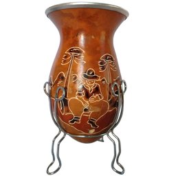 Conjunto Kit Chimarrão Mate Tererê Bomba e Cuia com Tripé Gaúcho - 4