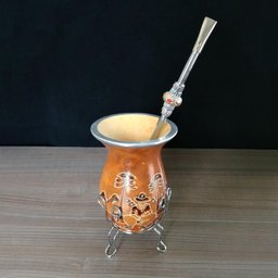 Conjunto Kit Chimarrão Mate Tererê Bomba e Cuia com Tripé Gaúcho - 3