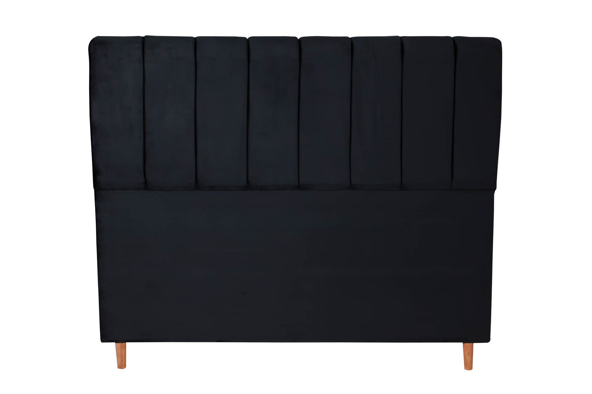 Cabeceira Palito King 1,93 Preto MadeiraMadeira